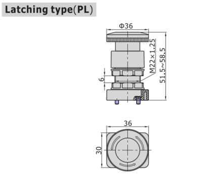 M3PL21008T AIRTAC MANUAL VALVES, M3 SERIES LATCHING TYPE 3 WAY 2 POSITION N.C, 1/4" NPT PORTS